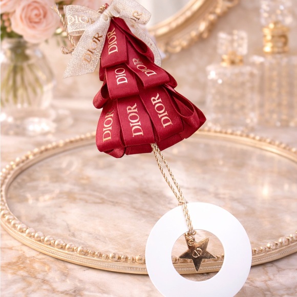 Dior Other - Dior Festive Red Ribbon ornament 🔥❤️ LIMITED EDITION
